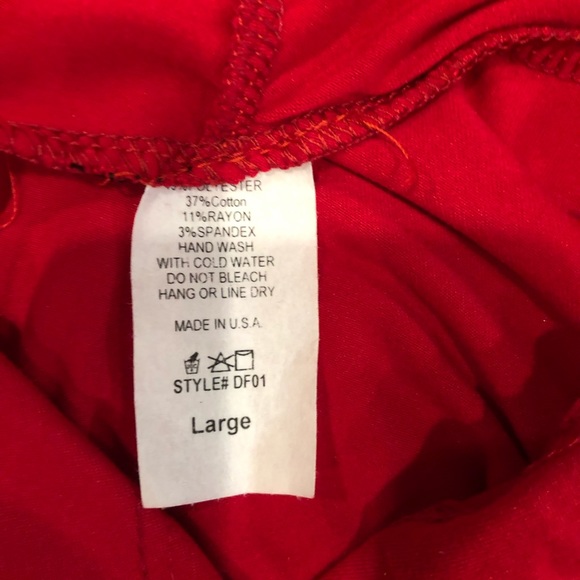 Red Athletic Top - Picture 2 of 3